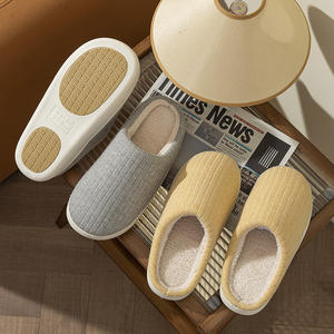 New Trend <b>Tpr</b> slippers Men's and Women's slippers Plush slippers House Slipper Bedroom slippers With Favorable Price - Product Image 2