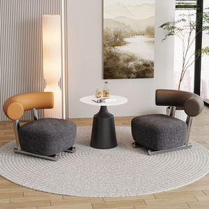 Italian Style Single Sofa <b>Chair</b> Soft <b>Support</b> Structure Living Room Lounge <b>Chair</b> - Product Image 3