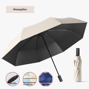 Parapluie personnalisé avec logo promotionnel, parapluie automatique pour la pluie et le soleil, pour cadeaux d'entreprise, campagnes publicitaires et marketing - Product Image 2