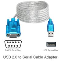 Adaptador USB a Serial RS232 DB9, USB 2,0 a Cable Serial Adaptador macho de 9 pines con Chipset Cable convertidor de Chipset