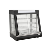 GOOPIKK Présentoir de chauffe-plats électrique à 3 niveaux Présentoir de chauffe-plats pour hamburger pizza poulet frit frites pour restaurant traiteur