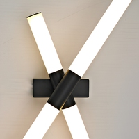 Applique murale LED moderne en alliage de zinc réglable avec abat-jour blanc, lumière blanc chaud doux 2700K pour salon 6978