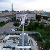 Éolienne à axe Vertical avec grille et pales intérieures, générateur éolien de couleur blanche, 96V, 220V, 380V, 15kw