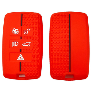 5-nút từ xa tổ ong Silicone <span class=keywords><strong>Key</strong></span> Bìa trường hợp cho Evoque Discovery 4 3 <span class=keywords><strong>freelander</strong></span> <span class=keywords><strong>2</strong></span> velar phạm vi Rover cho LAND ROVER - Product Image 5