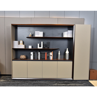 Mobilier commercial moderne PDG directeur étagère de bureau armoire de rangement de luxe bibliothèque de bureau