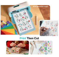 Likcut S41 Kit Imprimible, Máquina Cortadora de Vinilo, Cortadora de Pegatinas de Última Generación, Plotter Gráfico DIY para Decoración de Habitaciones