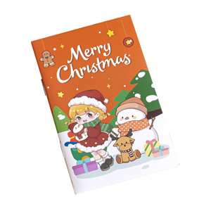 Carnet de Noël à motifs de dessins animés 64k, mini bloc-notes ligné de poche, style japonais et coréen mignon, cadeau pour enfants - Product Image 5