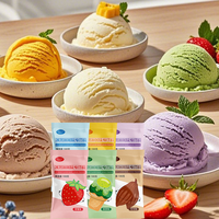 Sachets de glaces maison aux saveurs thé et café