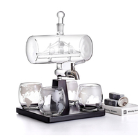 Offre Spéciale Carafe à whisky en verre faite à la main pour vodka Rhum whisky tequila carafes à whisky