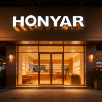 Enseigne lumineuse LED acrylique à éclairage frontal pour devantures de magasins, bureaux, mariages, écoles, centres commerciaux et bâtiments – Couleurs personnalisables, prix d'usine