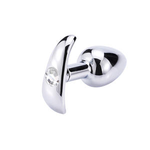 Anal <span class=keywords><strong>Plug</strong></span> Sexspielzeug Edelstahl Glatt Stahl <span class=keywords><strong>Butt</strong></span> <span class=keywords><strong>Plug</strong></span> Schwanz Kristall Schmuck Trainer für Frauen/Mann Anal Dildo Erwachsene Sex Shop - Product Image 6