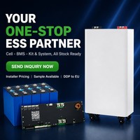 Batterie domestique empilable LiFePO4 16 kWh 51,2 V extensible jusqu'à 64 kWh avec BMS intelligent JK – Expédition depuis l'entrepôt UE