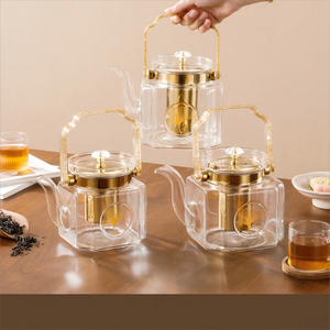 ชุดเครื่องชงกาแฟขนาด1500มล. หม้อแก้วเหยือกแก้วใส่ชา - Product Image 5