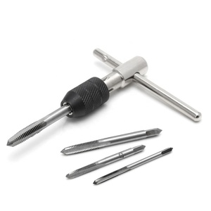 <span class=keywords><strong>Kit</strong></span> trapano per rubinetti filettati a vite manuale tipo T 5 pezzi M3 M4 M5 M6 Set con utensili manuali per chiavi - Product Image 2