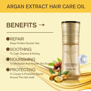 Aceite Capilar de Argán MOCHEQI de Marca Privada para Salón, el Mejor Aceite de Argán para Cabello Seco para Todo Tipo de Cabello - Product Image 2