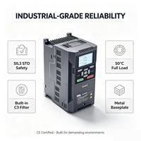 Variador de Frecuencia Variable (VFD) SINEE EM730-1R5-3B de 1.5kW, 4.2A, 380V, Trifásico, con STO 50 Integrado ° Carga Completa para Motores