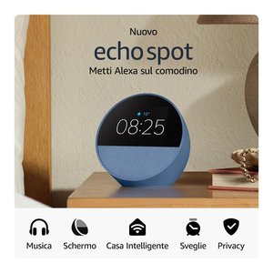 Assistant vocal ECHO SPOT 2024 Bleu B0C2RSJHS6 - Product Image 2