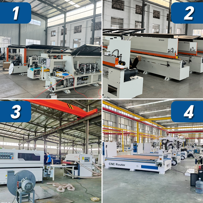 7 function edge banding machine whith corner trimming