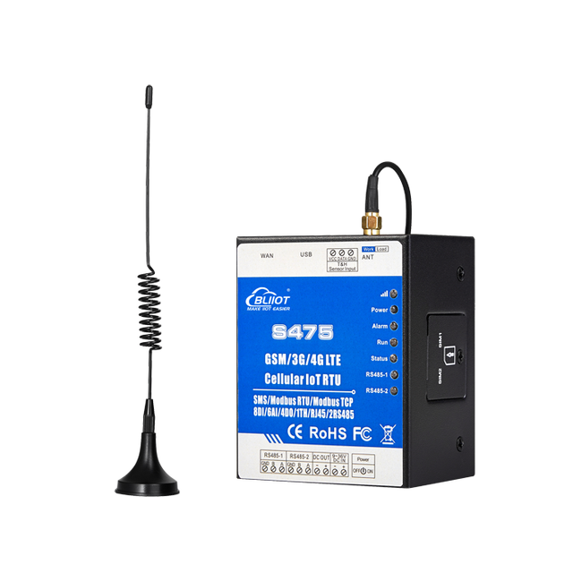 Industrial 4G Modbus Modem I/O Module Controller Rtu S475 GSM 3G 4G LTE Cellular IoT Gateway