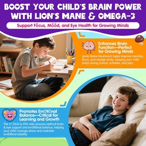 VigoWorld senza zucchero per bambini con calcio mastica morbida D3 e K2 per 9 caramelle gommose di calcio con alghe rosse calcio calcio criniera Omega 3 - Product Image 3