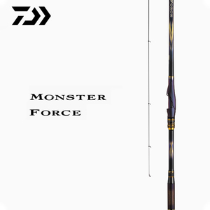 Canne à pêche en eau douce DAIWA MONSTOR FORCE AGS légère avec système d'anneaux de guidage, action rapide, moulinet composite - Product Image 2