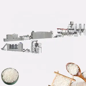 Jalur produksi beras buatan, ekstruder nutrisi sekrup ganda 300kg/jam