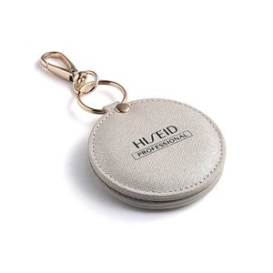 Espejo Cosmético de Bolsillo de Cuero PU con Logotipo Personalizado de Doble Cara, Llavero para Maquillaje - Product Image 3