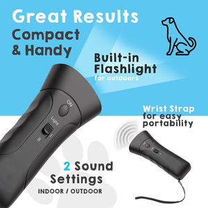 Corrector de comportamiento de plástico disuasorio de ladridos de perros ultrasónico recargable para dejar de ladrar saltos y agresiones sin gritar - Product Image 5