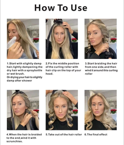New Way of Curling <strong>Heatless</strong> <strong>Curl</strong> Hair Ribbon - Product Image 5