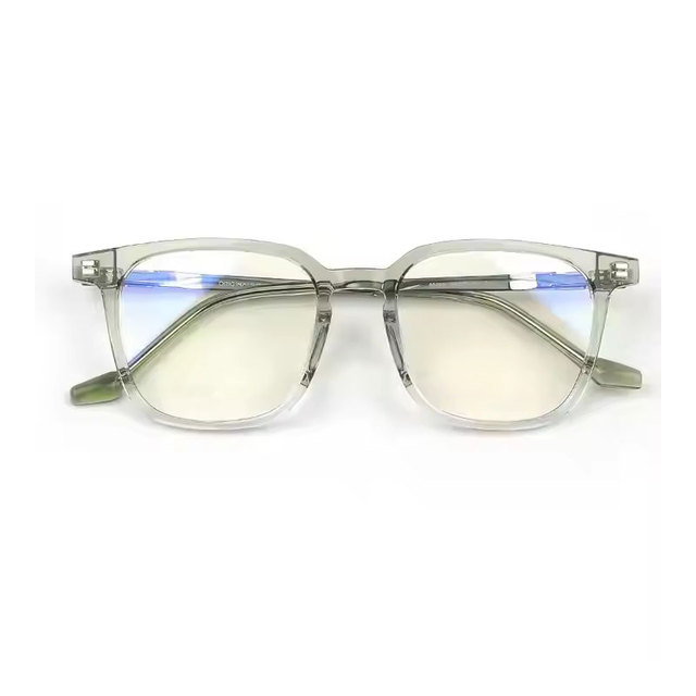 High Quality Acetate Fiber Metal Temple Myopia Glasses Vintage Trendy Decorative Optical Glasses Frame Diamond Face Shape Match