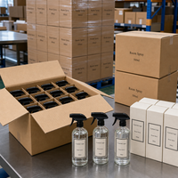 Diffuseur d'ambiance personnalisé en verre de 500 ml avec parfum coton et lin pour maison, hôtel, bureau, chambre, voiture