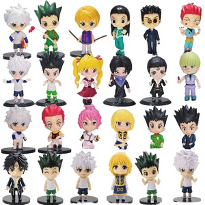 โมเดลอนิเมะ Hunter <span class=keywords><strong>x</strong></span> Hunter ชุด 6 ตัว ของเล่นฟิกเกอร์ PVC แอคชั่นฟิกเกอร์ โกน-ฟรีคส์ คิลัว โซลดิค คุราปิกะ สำหรับเด็กอายุ 14 ปีขึ้นไป - Product Image 3