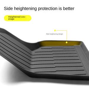 เทสลาอุปกรณ์เสริมที่กำหนดเอง TPE เสื่อรถทั้งหมดกันน้ำสีดำเสื่อชั้นสำหรับเทสลารุ่น Y - Product Image 6