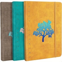Cahier de planificateur B6 personnalisable 5.79*8.27 pouces reliure cousue à fil imprimé Style travail école cadeau personnalisé conçu Logo arbre