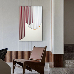 Décoration de la maison encadrée moderne technique mixte oeuvre d'art à la main peinture 3D abstraite décorée <span class=keywords><strong>cadre</strong></span> d'art mural - Product Image 2