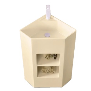 Moderno Gabinete de Baño Rectangular de Esquina para Apartamento <span class=keywords><strong>Pequeño</strong></span>, con Espejo, de MDF, Montado en la Pared, con <span class=keywords><strong>Lavabo</strong></span> <span class=keywords><strong>y</strong></span> Fregadero - Product Image 6