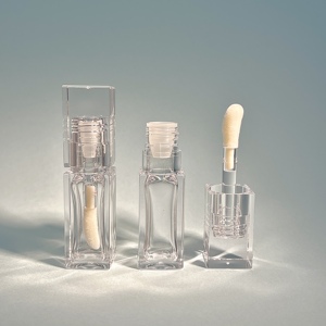 Chất lượng cao <span class=keywords><strong>5ml</strong></span> Pet vuông Lipgloss ống với bàn chải lớn tường dày và chai nhựa chịu hóa chất - Product Image 4