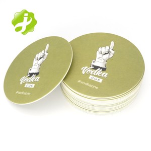 Customized Printed Personalized Cardboard with logo Design Water Absorbent Office Hotel Tea <strong>Cup</strong> Beer Paper Coasters for Drinks - Product Image 2
