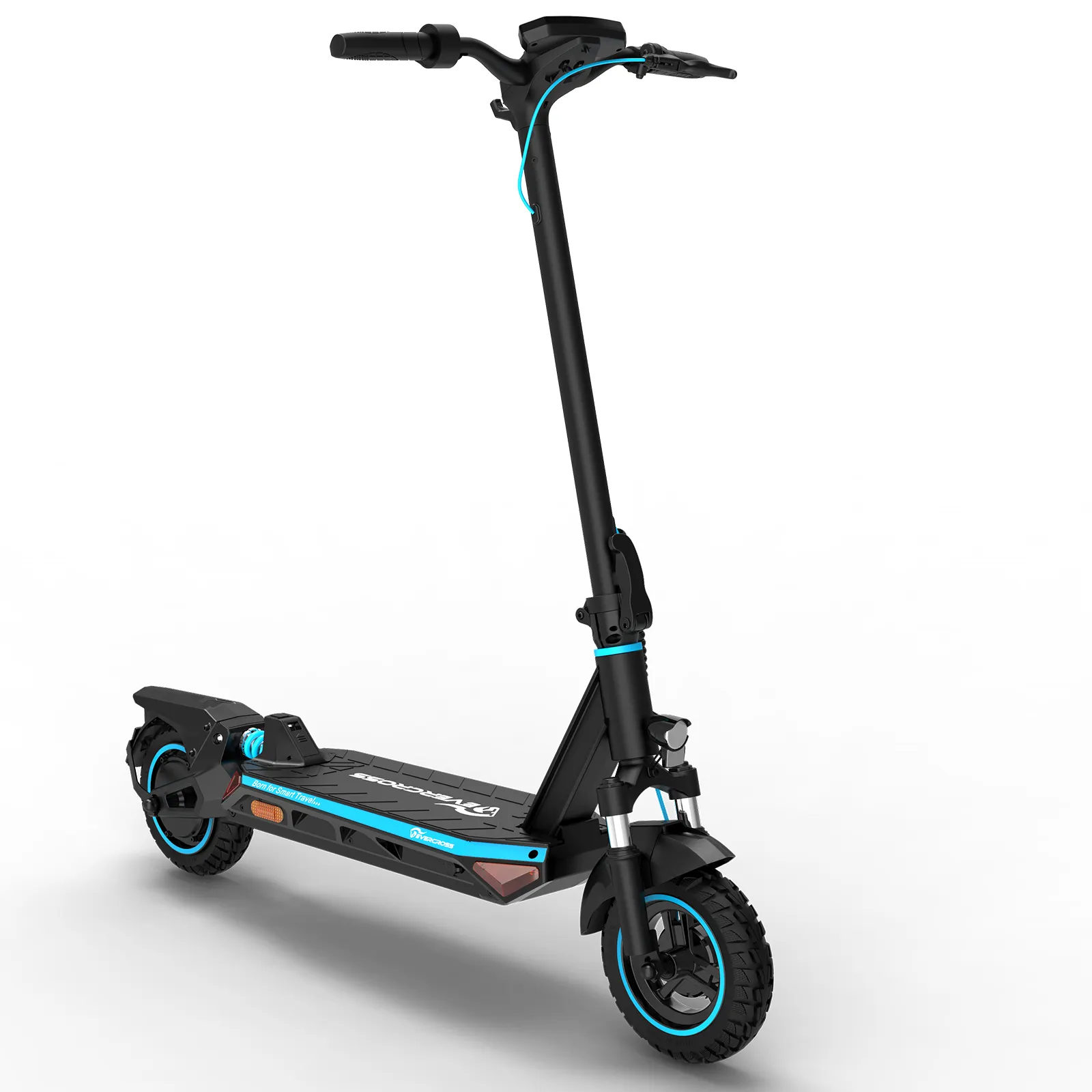 2024 usine rapide Evercross A1 EU stock 500W E-scooter adulte pliable en alliage d'aluminium corps scooters électriques