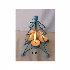 Portavelas Soporte de mesa Portavelas de hierro Portavelas para el hogar Diwali Decoración de cumpleaños - Product Image 1