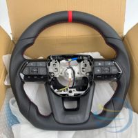 Volant en bois et fibre de carbone en stock pour Toyota Land Cruiser LC300 200 120 70 79 100 105 200 Series Vxs GR 2004