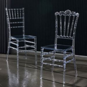 Chaise de restaurant transparente en acrylique, en plastique, <span class=keywords><strong>pas</strong></span> chère, pour bureau et table, vente en gros - Product Image 5