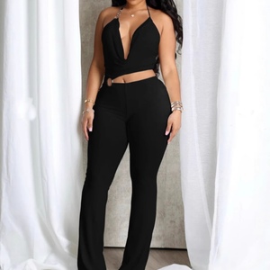 Nouvelle Collection Été : Combinaison Halter Unique à Lacets et Épaules Dénudées pour Femme – Tendance Mode - Product Image 5