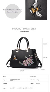 Bolso de Mano de Moda para Mujer, Diseño de Flores de Dibujos Animados, Piel Sintética, Cierre de Cremallera, Alta Calidad, Marca <span class=keywords><strong>MU</strong></span>, Venta al Por Mayor, Último Modelo 2026 - Product Image 5