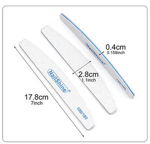 Lime per unghie professionali 80/100/150/180/240/320 con grana colorata riutilizzabile di alta qualità per Manicure Zebra con Logo - Product Image 6