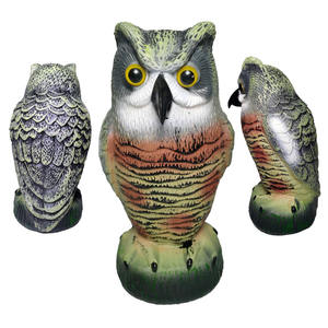 Juego de Dos Piezas de Dispositivos Ecológicos para Disuadir Aves, Señuelos de Plástico Simulando Halcón y Búho para Protección de Aves en Exteriores y Decoración de Jardín - Product Image 6