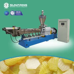 SUNPRING 3D Pellet Snack Extruder Frying Corn Snack Pellet Extruder