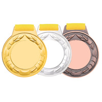 Médaille 3D de récompense vierge personnalisée de sports de remise des diplômes d'école personnalisée directe d'usine