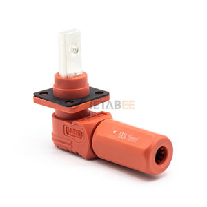 Conector de Plugue de Alta Tensão (HV) de Ângulo Reto de Núcleo Único 150A 1000V <span class=keywords><strong>DC</strong></span>, Terminal de Cabo para Armazenamento de Energia de Bateria 25mm², IP67 - Product Image 2