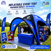 Carpa Inflable Portátil para Eventos, con Marca Personalizada, Impermeable, Hermética, para Marketing al Aire Libre, Ferias Comerciales y Festivales